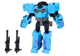 Robot Bojowy Auto 2W1 Broń Karabiny Akcesoria Niebieski