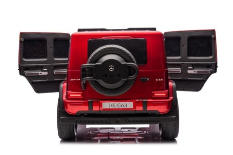 Auto Na Akumulator Mercedes G63 4X4 XXL 24V14AH Czerwony Lakierowany