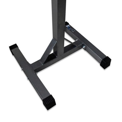 Mobilny stojak z uchwytami na sztange bezpieczeństwo i stabilność