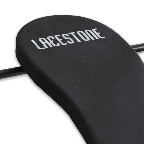 Ławka treningowa lacestone czarna domowa siłownia z modlitewnikiem