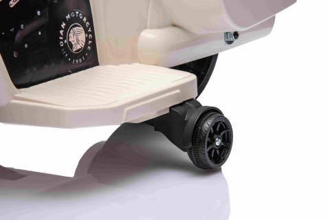 Pojazd Chopper INDIAN Biały motocykl dla dziecka