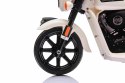 Pojazd Chopper INDIAN Biały motocykl dla dziecka