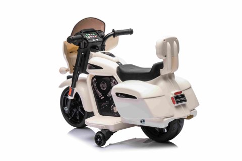 Pojazd Chopper INDIAN Biały motocykl dla dziecka