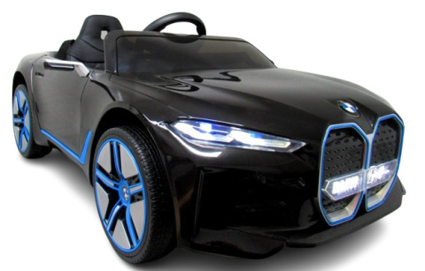 BMW i4 Czarny Auto na akumulator EVA Skóra pilot