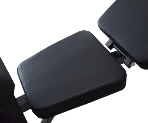 Ławka treningowa lacestone czarna domowa siłownia z modlitewnikiem