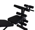 Ławka treningowa lacestone czarna domowa siłownia z modlitewnikiem