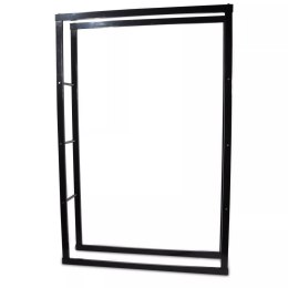 Nowoczesny stojak na drzewo opał kominkowy wykonany ze stali