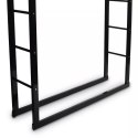 Stojak na drzewo kominkowe 100x100cm minimalistyczny mocny stabilny wysoka jakość materiałów