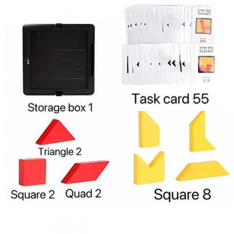 WOOPIE Gra Logiczna Trening Mózgu Układanka Kieszonkowa