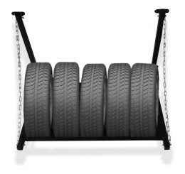 Wieszak stojak na koła opony warsztatowy solidne wykonanie mocny