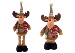 Renifer Świąteczny Wysuwane Nóżki 45cm