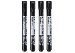 Zestaw Markerów Permanentnych Wodoodporne Czarne 10 Szt.