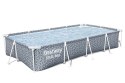 Basen Stelażowy Prostokątny Szary 366 x 201 x 66 cm Bestway 561FV