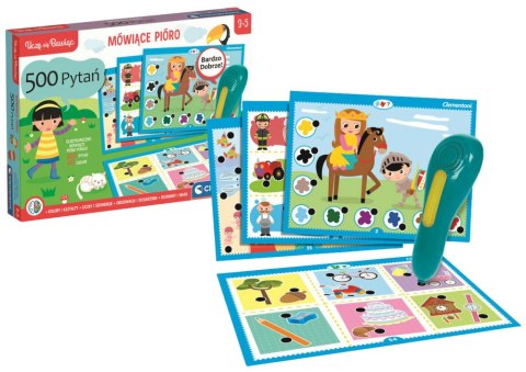 Mówiące Pióro 500 Pytań Uczę się Bawiąc Język Polski Clementoni 50782