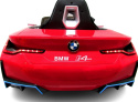 BMW i4 Czerwony Auto na akumulator EVA Skóra pilot