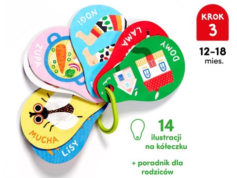 CzuCzu Moje pierwsze słowa 12m+ książeczka na kółeczku ZA5551