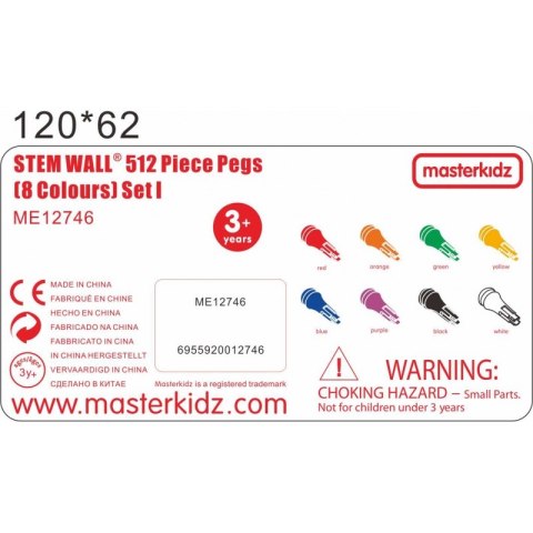 Kolorowe Kołeczki Do Tablicy Naukowej Masterkidz 512 Sztuk 8 Kolorów