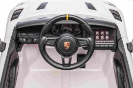 Pojazd Porsche Spyder RS 718 Biały sportowy samochód