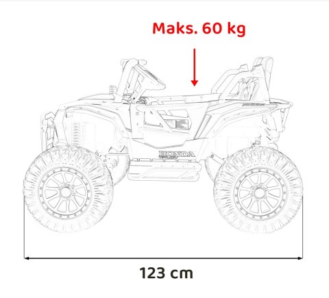 Pojazd Terenowy HONDA Talon 4x4 Niebieski