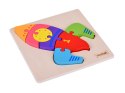 Rakieta Puzzle drewniane Edukacyjna układanka dla dziecka ZA5370