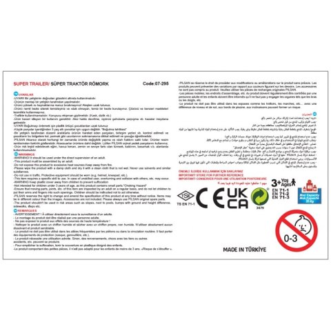 WOOPIE Przyczepka Wywrotka SUPER TARILER Zielona 35 kg