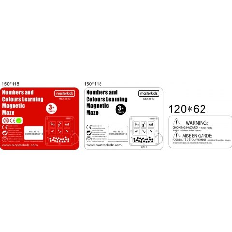 MASTERKIDZ Tablica Magnetyczna Nauka Liczenia