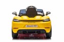 Pojazd Porsche Spyder RS 718 Żółty samochód sportowy