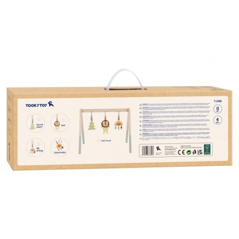 TOOKY TOY Baby Gym Stojak Edukacyjny Gimnastyczny 3 Zawieszki