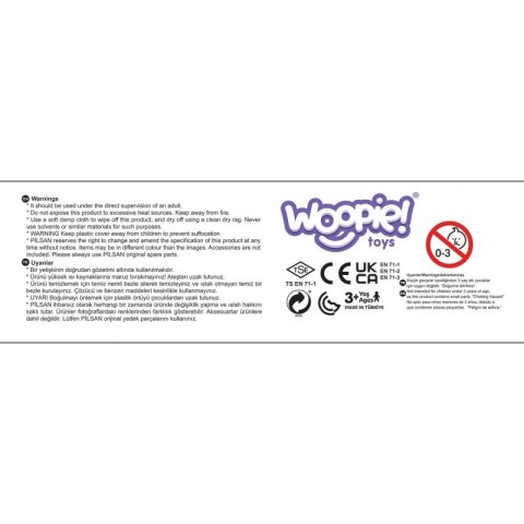 WOOPIE Klocki Konstrukcyjne Zestaw z Samochodzikiem 43 el.