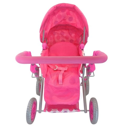 WOOPIE ROYAL Wózek dla Lalek 4w1 Nosidełko Blokowane Kółka