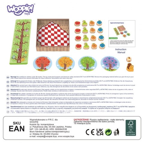 WOOPIE GREEN Wiewiórka w Sadzie Gra Planszowa Rodzinna