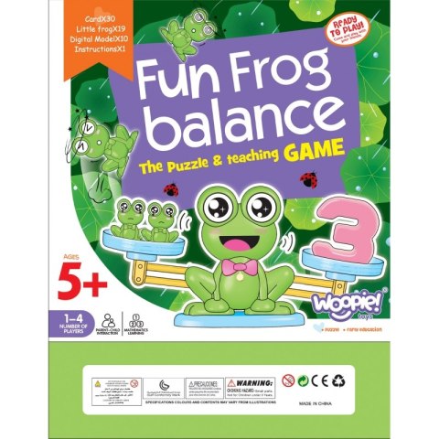 WOOPIE Waga Równoważna Szalkowa Nauka Liczenia Żaba