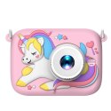 Aparat Cyfrowy Dla Dzieci Jednorożec Różowy 48Mpx HD 1080P