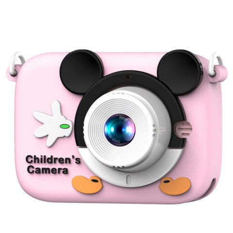Aparat Cyfrowy Dla Dzieci Myszka Różowy 48Mpx HD 1080P