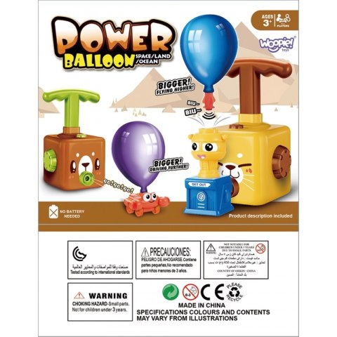 WOOPIE Wyrzutnia Balonów Latające Autka