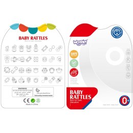 WOOPIE Zabawka Sensoryczna 2w1 Grzechotka Gryzak Słonik