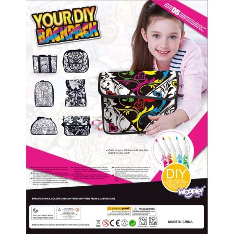 WOOPIE Zestaw Plastyczny dla Dziewczynki Torba do Malowania