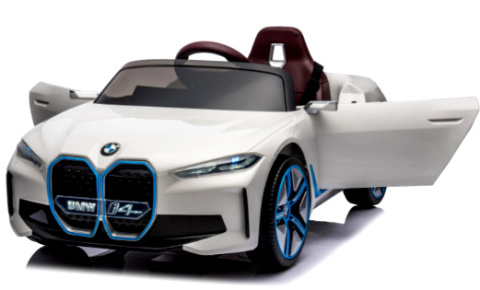 BMW i4 Biały Auto na akumulator EVA Skóra pilot