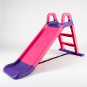 Największa Zjeżdżalnia Ogrodowa dla Dzieci XXL 145cm RÓŻOWO-FIOLETOWA