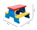 STOLIK PIKNIKOWY dla dzieci 5067 NIEBIESKI