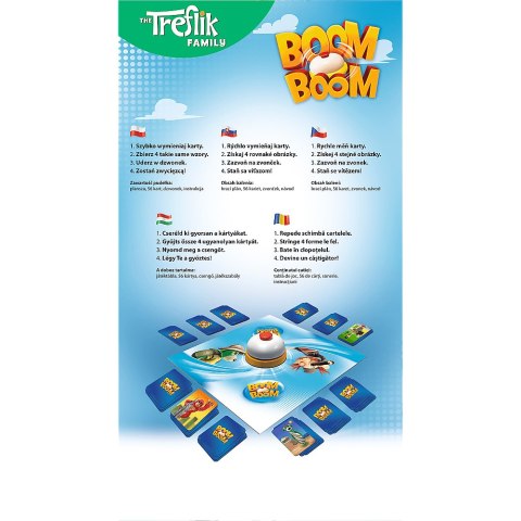 Gra zręcznościowa Boom Boom Rodzina Treflików Trefl 02122