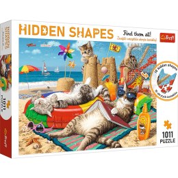 Puzzle Hidden Shapes - Kocie wakacje 10674