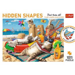 Puzzle Hidden Shapes - Kocie wakacje 10674