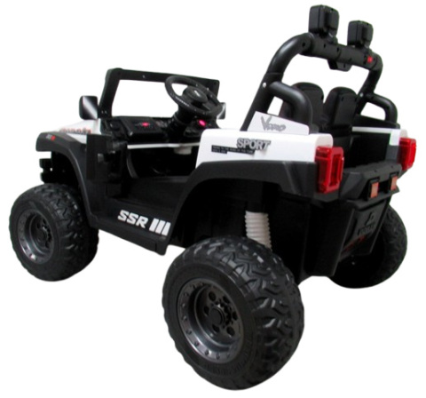 AUTO X16 R-SPORT BIAŁY Auto na akumulator EVA SKÓRA Pilot Akumulator litowo-jonowy