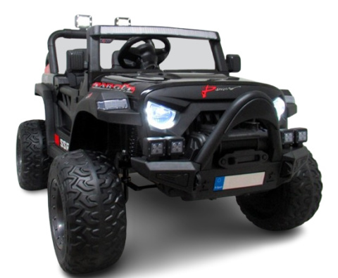 AUTO X16 R-SPORT Czarny Auto na akumulator EVA SKÓRA Pilot Akumulator litowo-jonowy