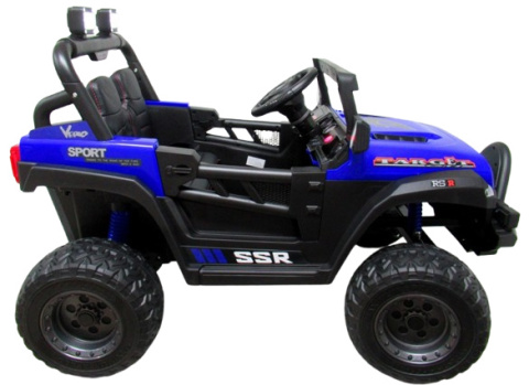 AUTO X16 R-SPORT NIEBIESKI Auto na akumulator EVA SKÓRA Pilot Akumulator litowo-jonowy