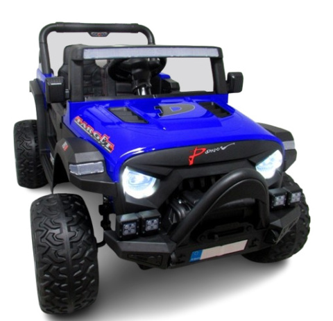 AUTO X16 R-SPORT NIEBIESKI Auto na akumulator EVA SKÓRA Pilot Akumulator litowo-jonowy