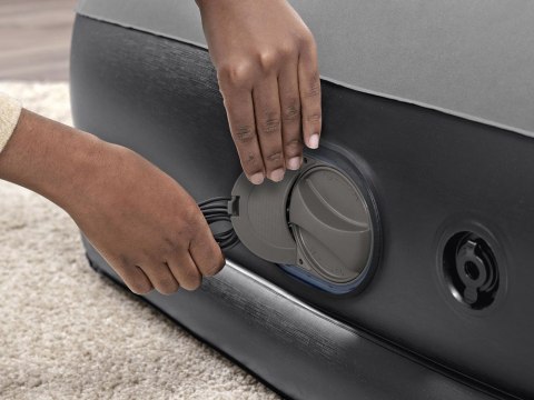 Bestway dmuchany Materac Tritech z wbudowaną pompką USB 152x203cm 671BU