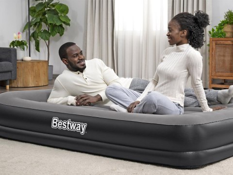 Bestway dmuchany Materac Tritech z wbudowaną pompką USB 152x203cm 671BU
