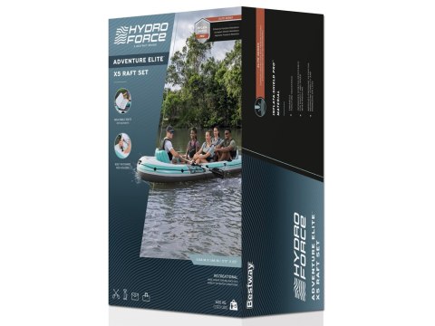 Bestway dmychany Adventure Elite™ X5 ponton 5 osób+wiosła 315x 166cm 65159